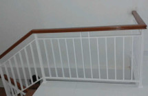 Railing Tangga Minimalis Modif Kayu